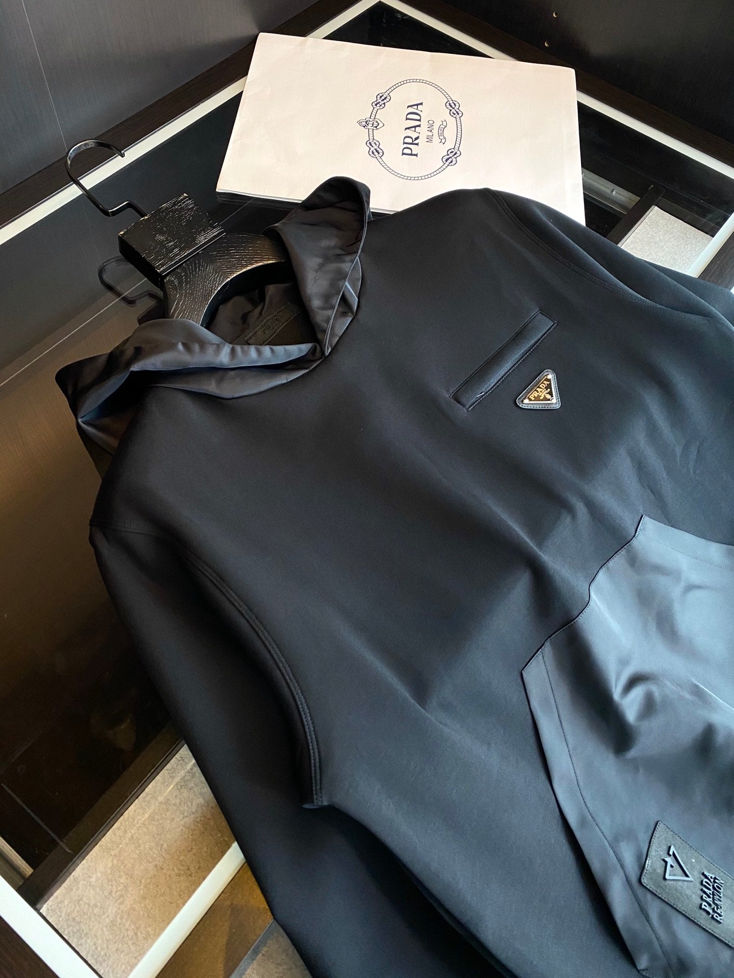 Black and White Hoodie