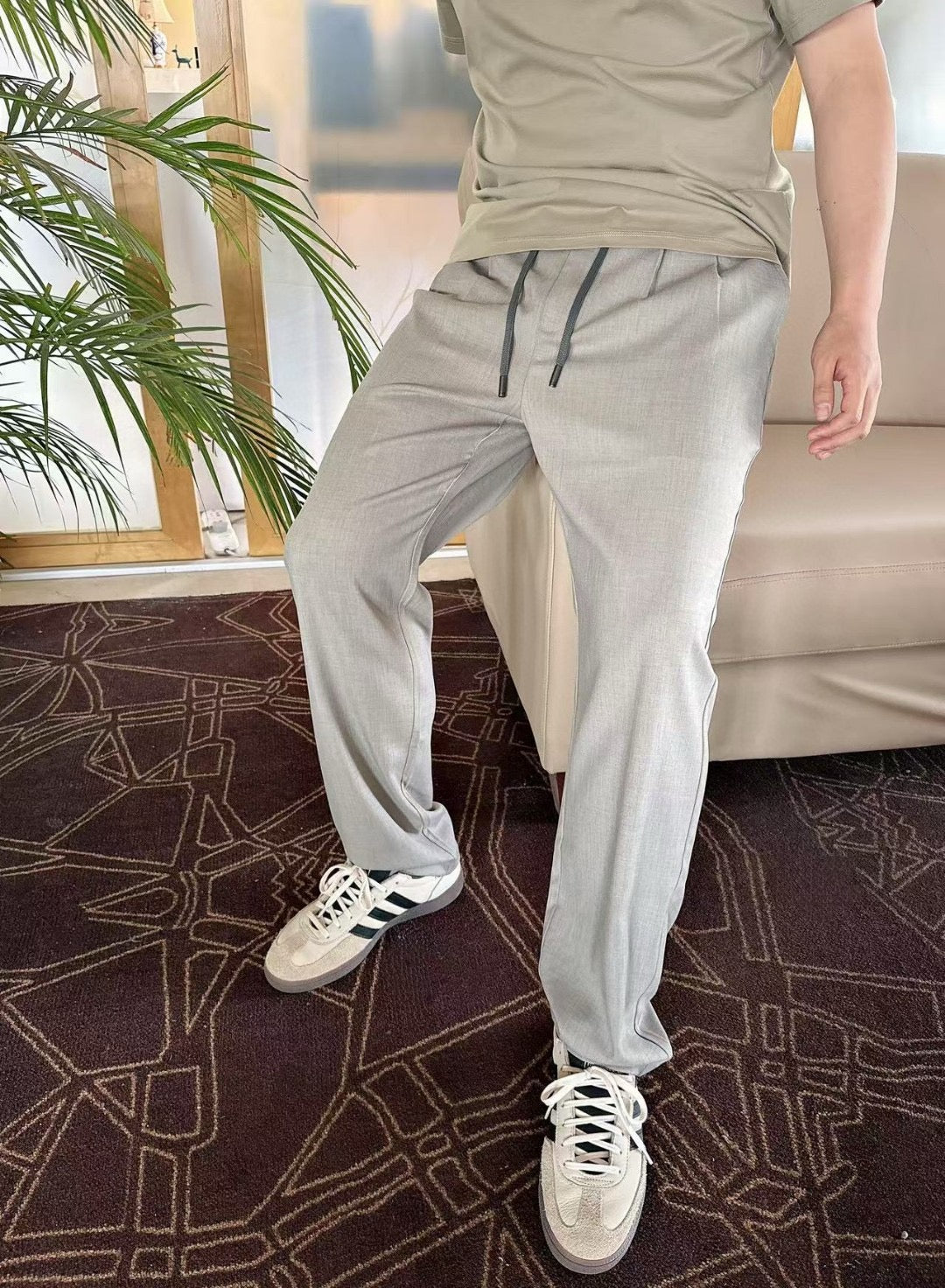 Grey and Black Pant