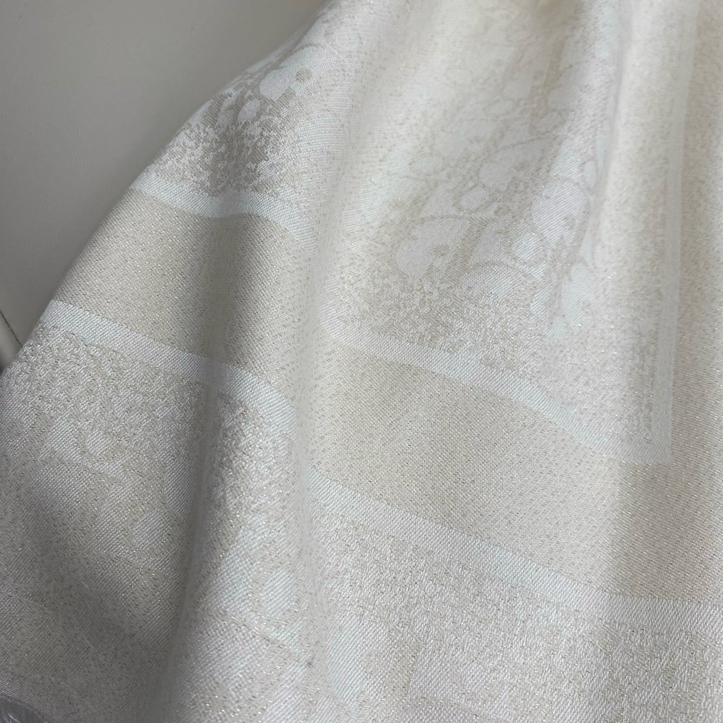 Black and Beige Scarf