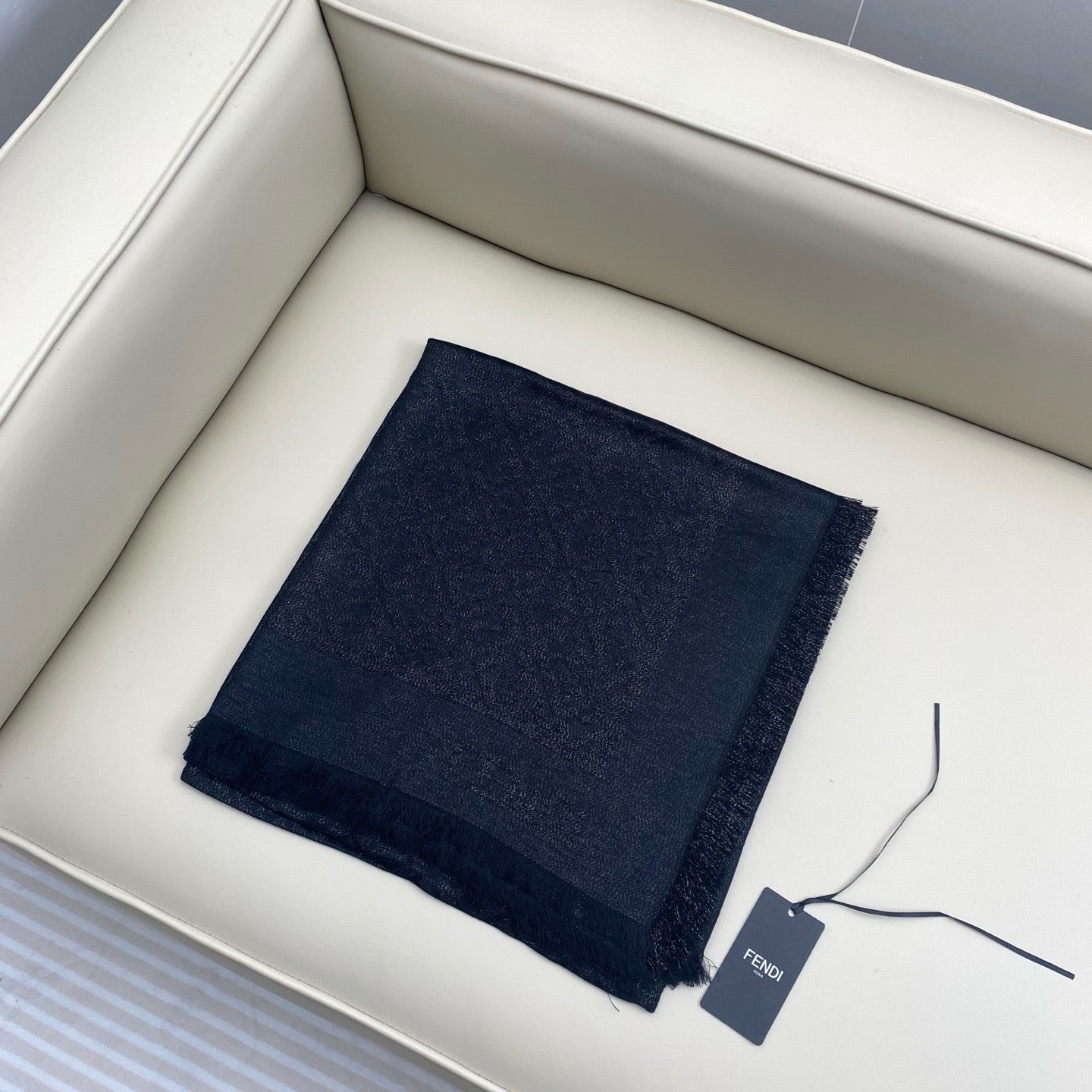 Black and Purple Scarf