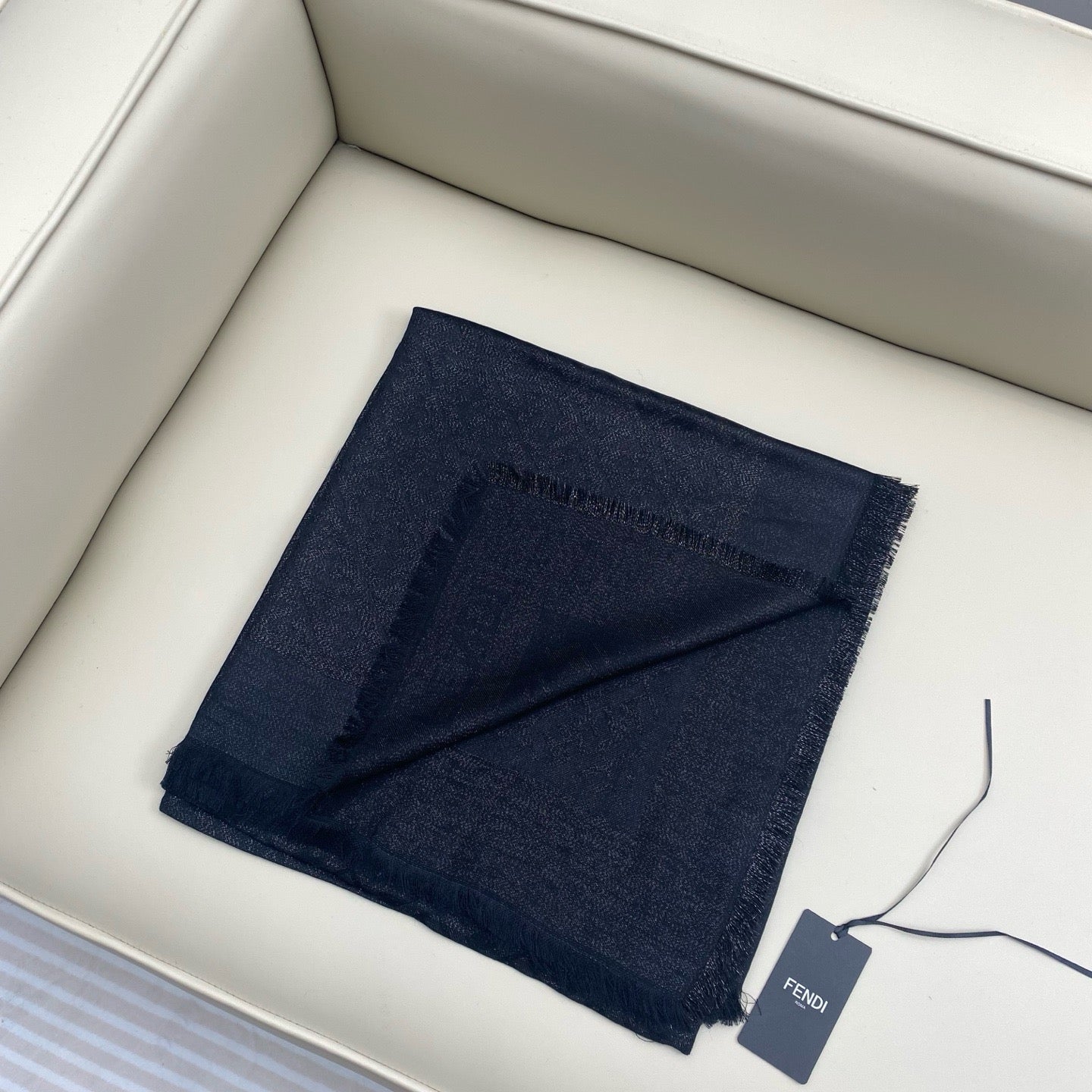 Black and Purple Scarf