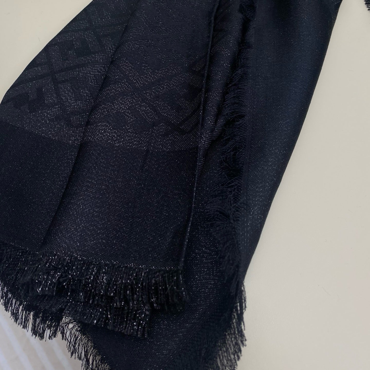 Black and Purple Scarf