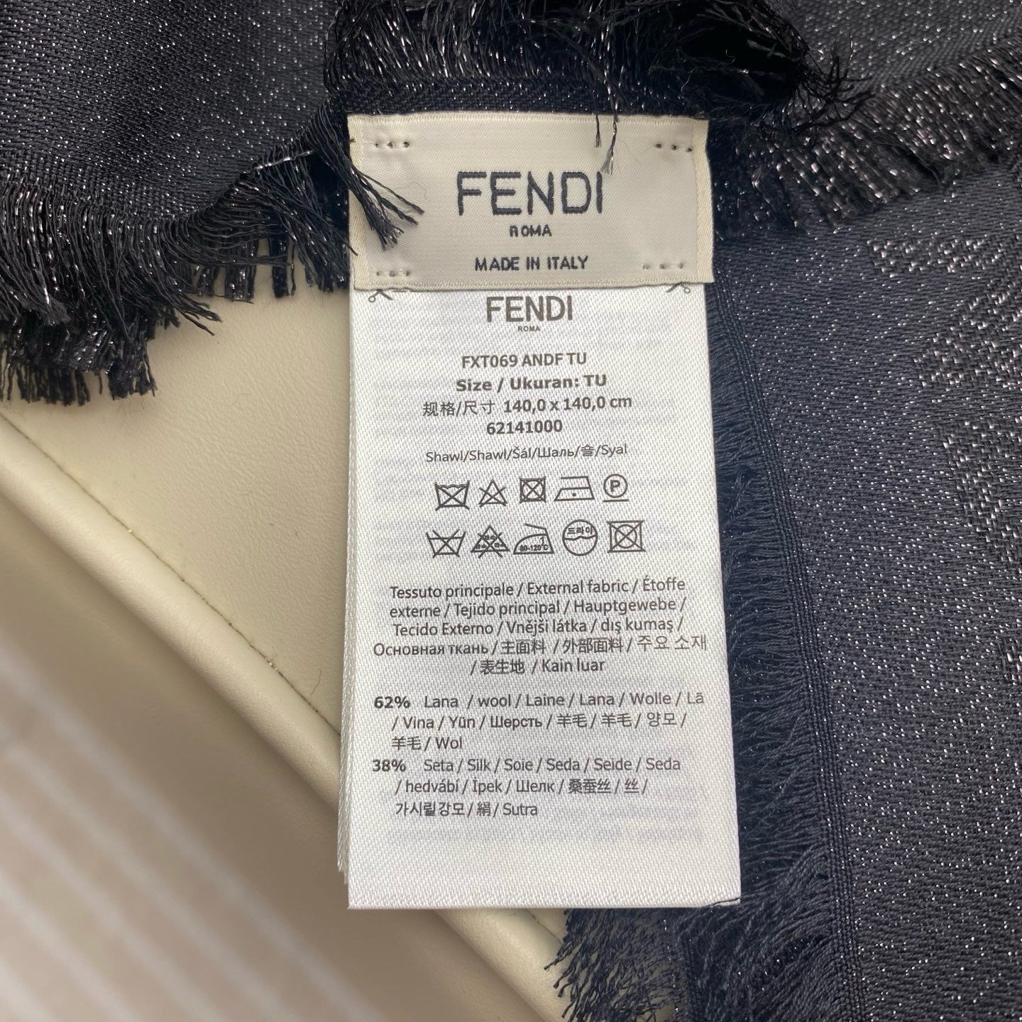 Black and Purple Scarf