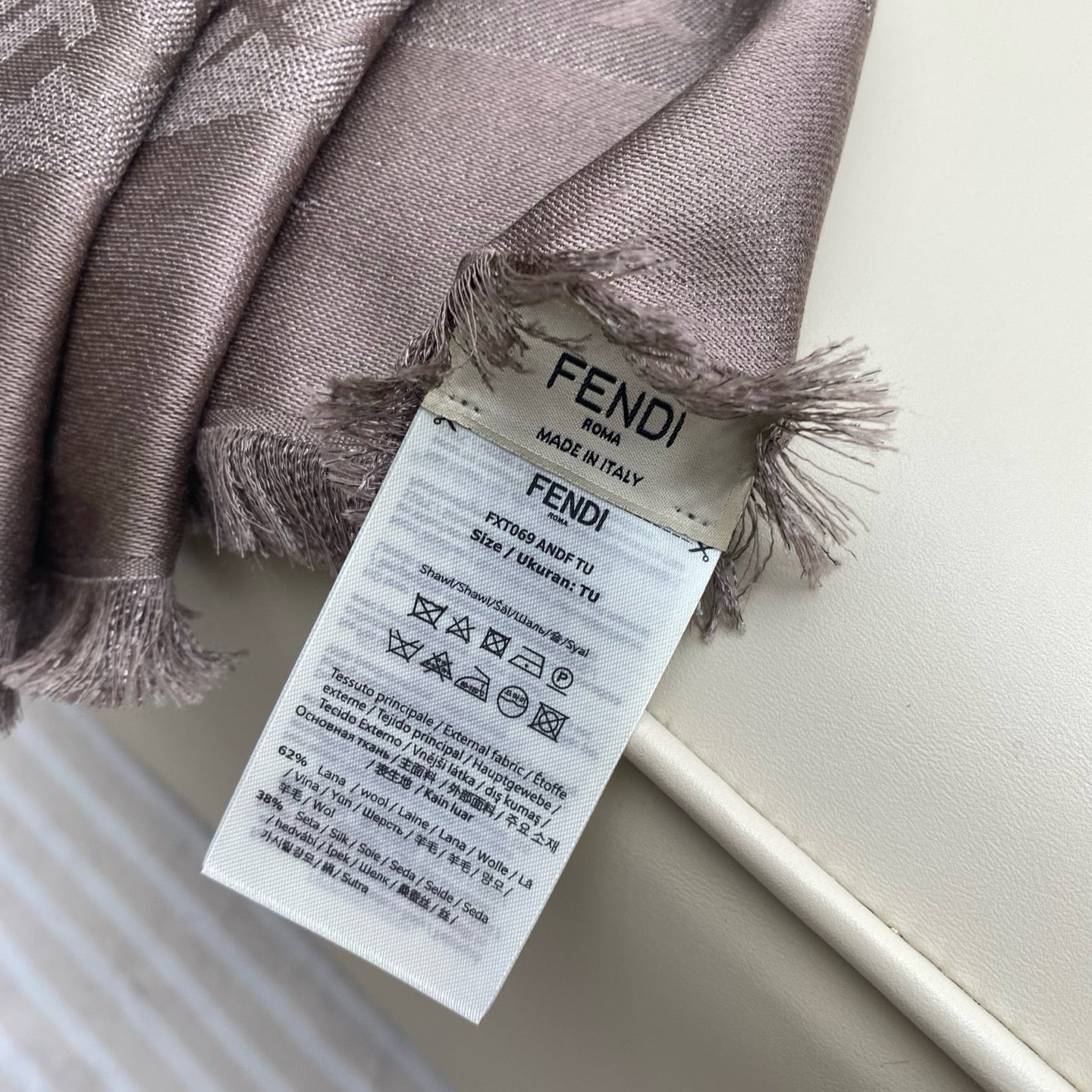 Black and Purple Scarf