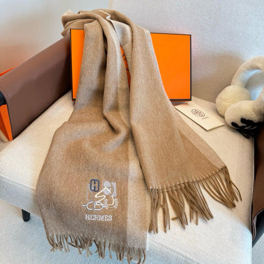 Brown and Rose Scarf