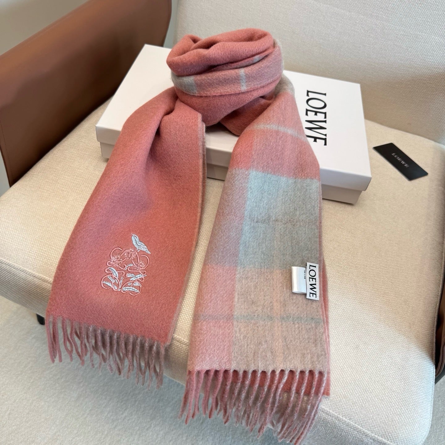 Pink and Rose Scarf