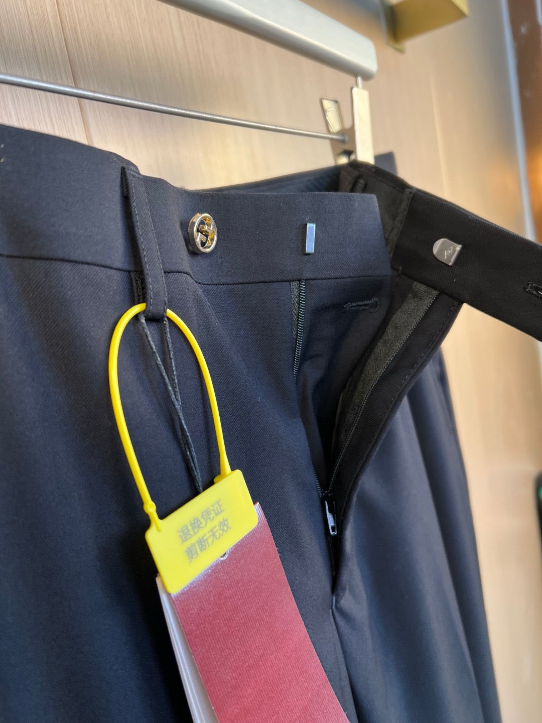 Black Jacket and Pant Suit