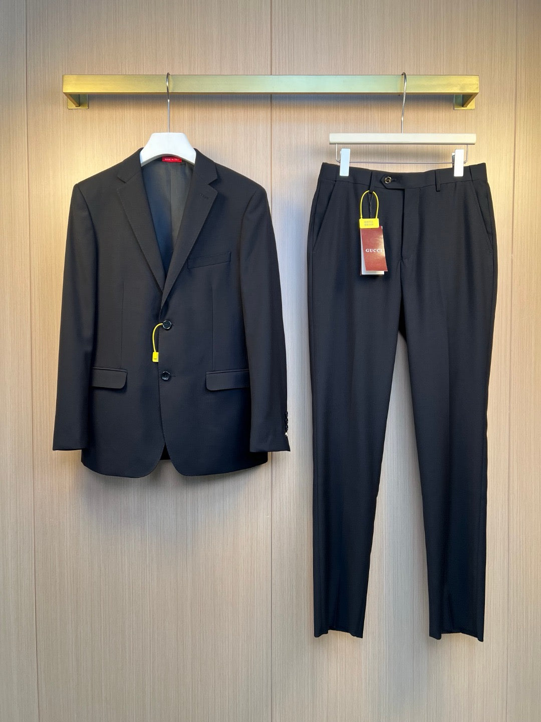 Black Jacket and Pant Suit