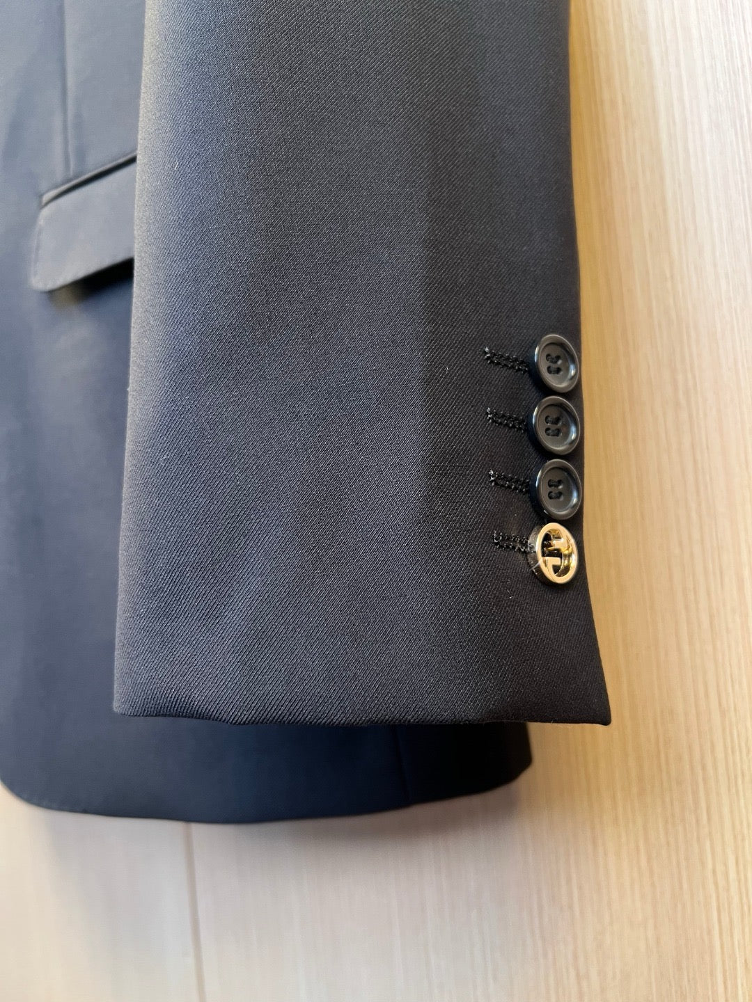 Black Jacket and Pant Suit