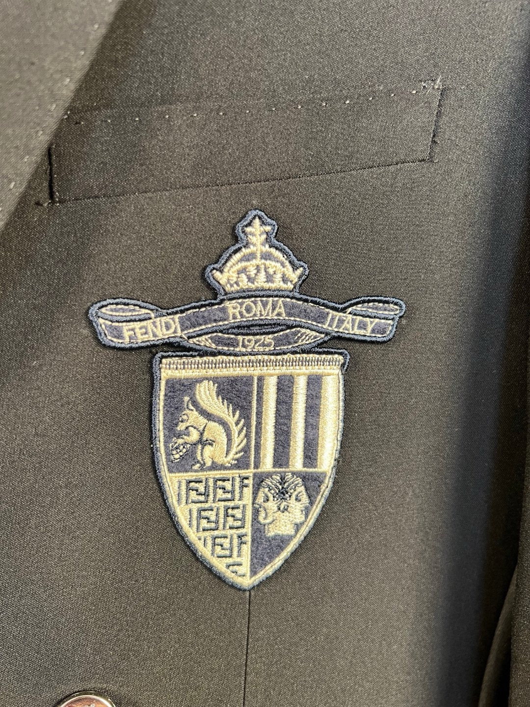 Black Jacket and Pant Suit