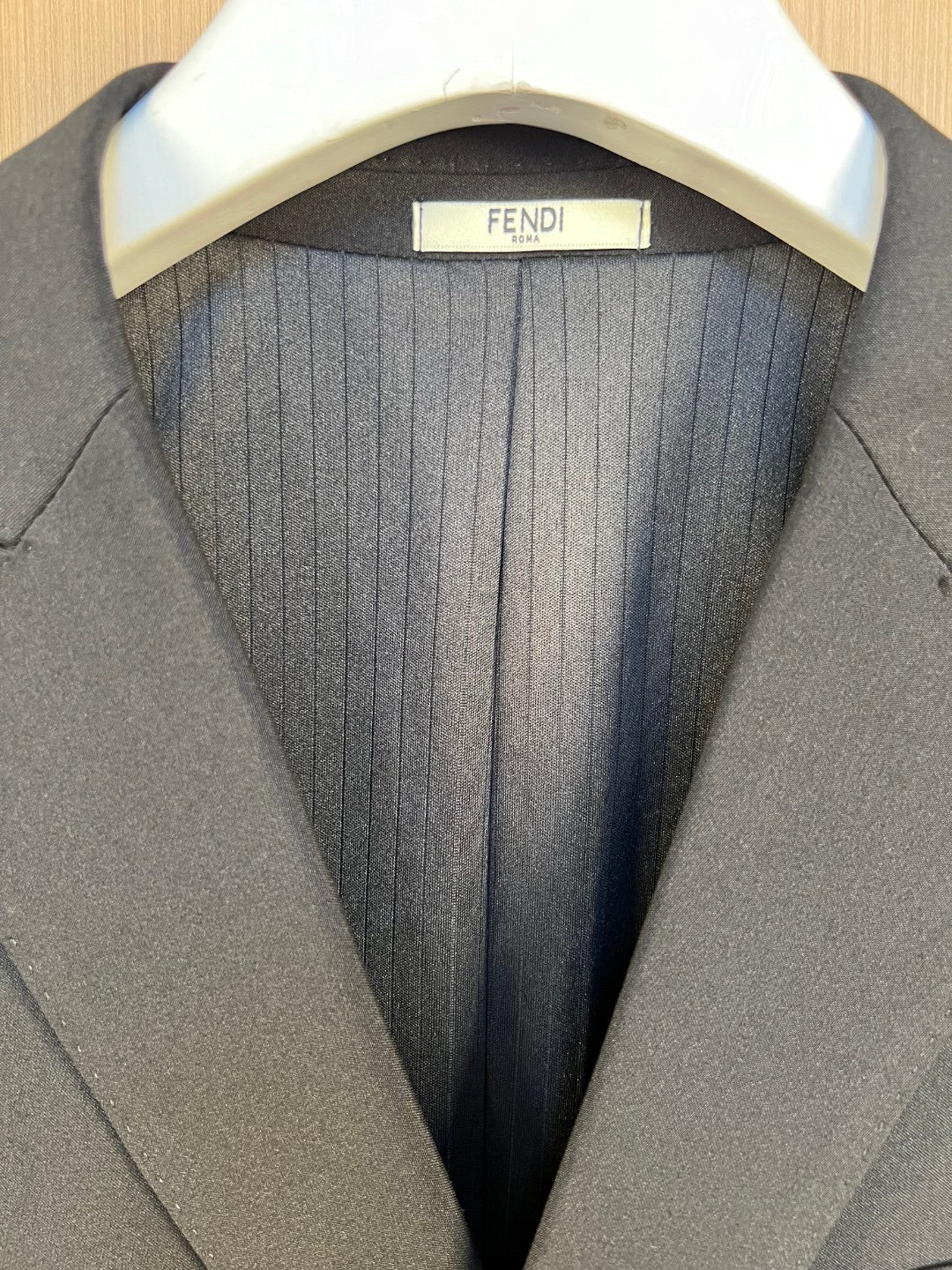 Black Jacket and Pant Suit