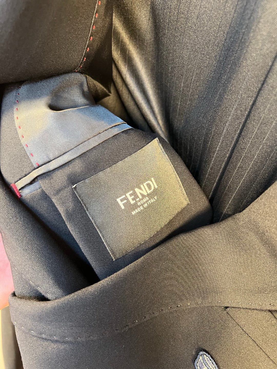 Black Jacket and Pant Suit