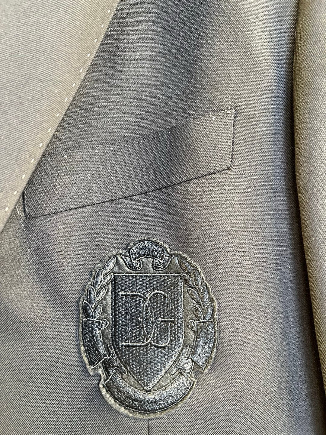 Black Jacket and Pant Suit