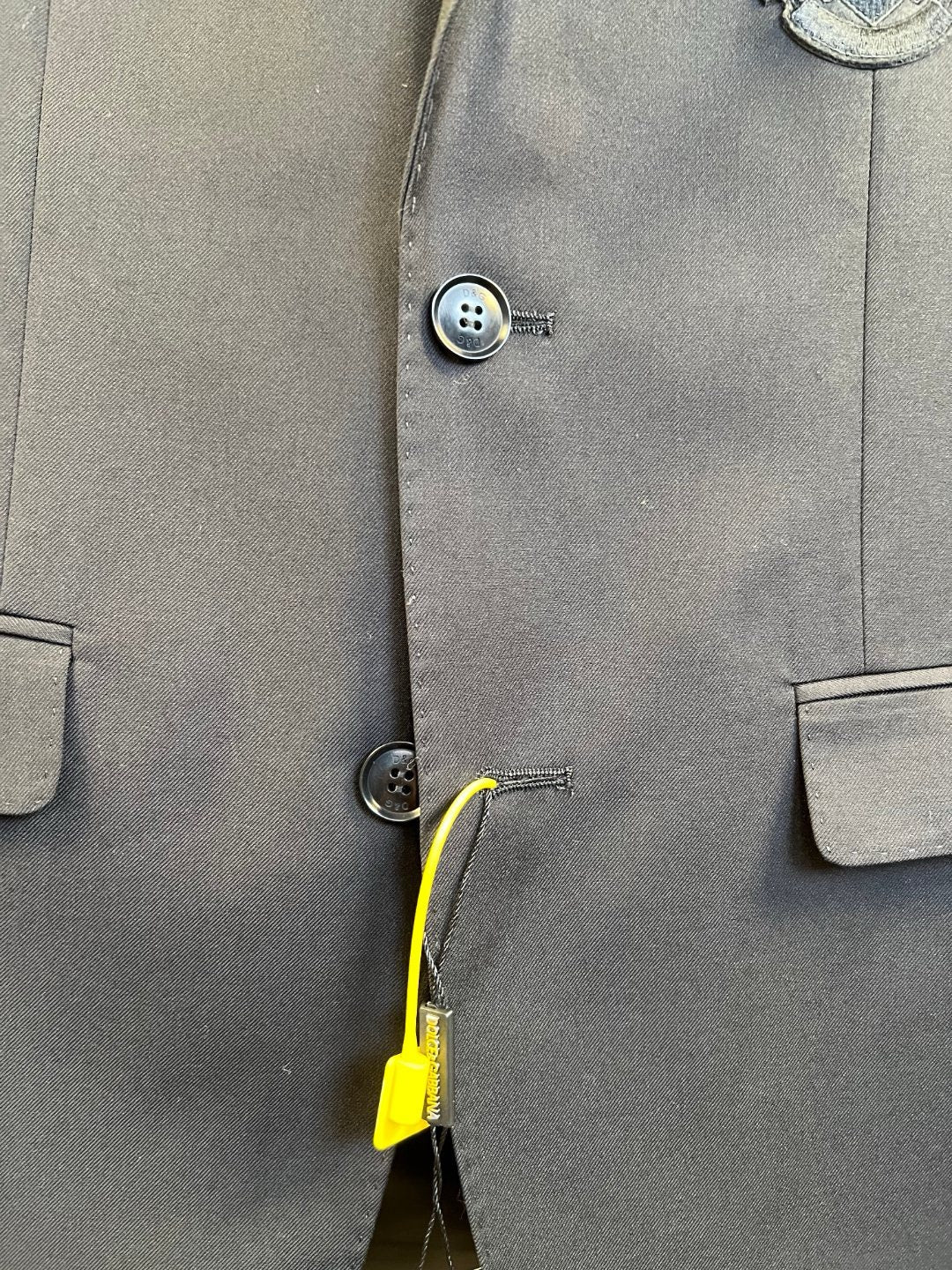 Black Jacket and Pant Suit