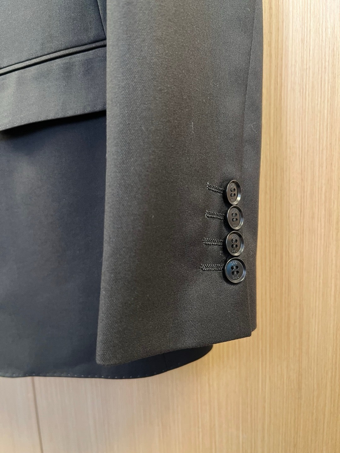 Black Jacket and Pant Suit