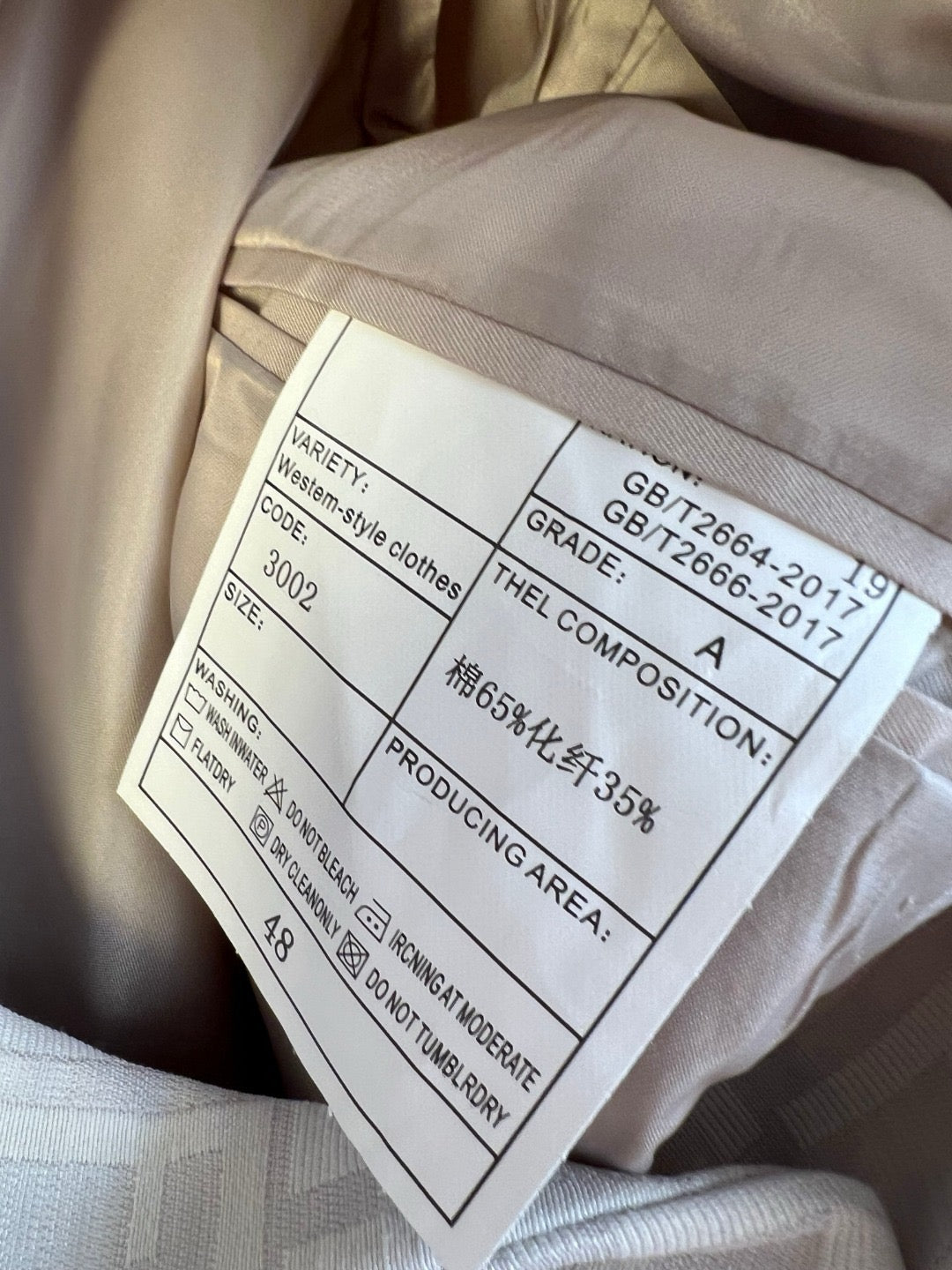 White Jacket and Pant Suit