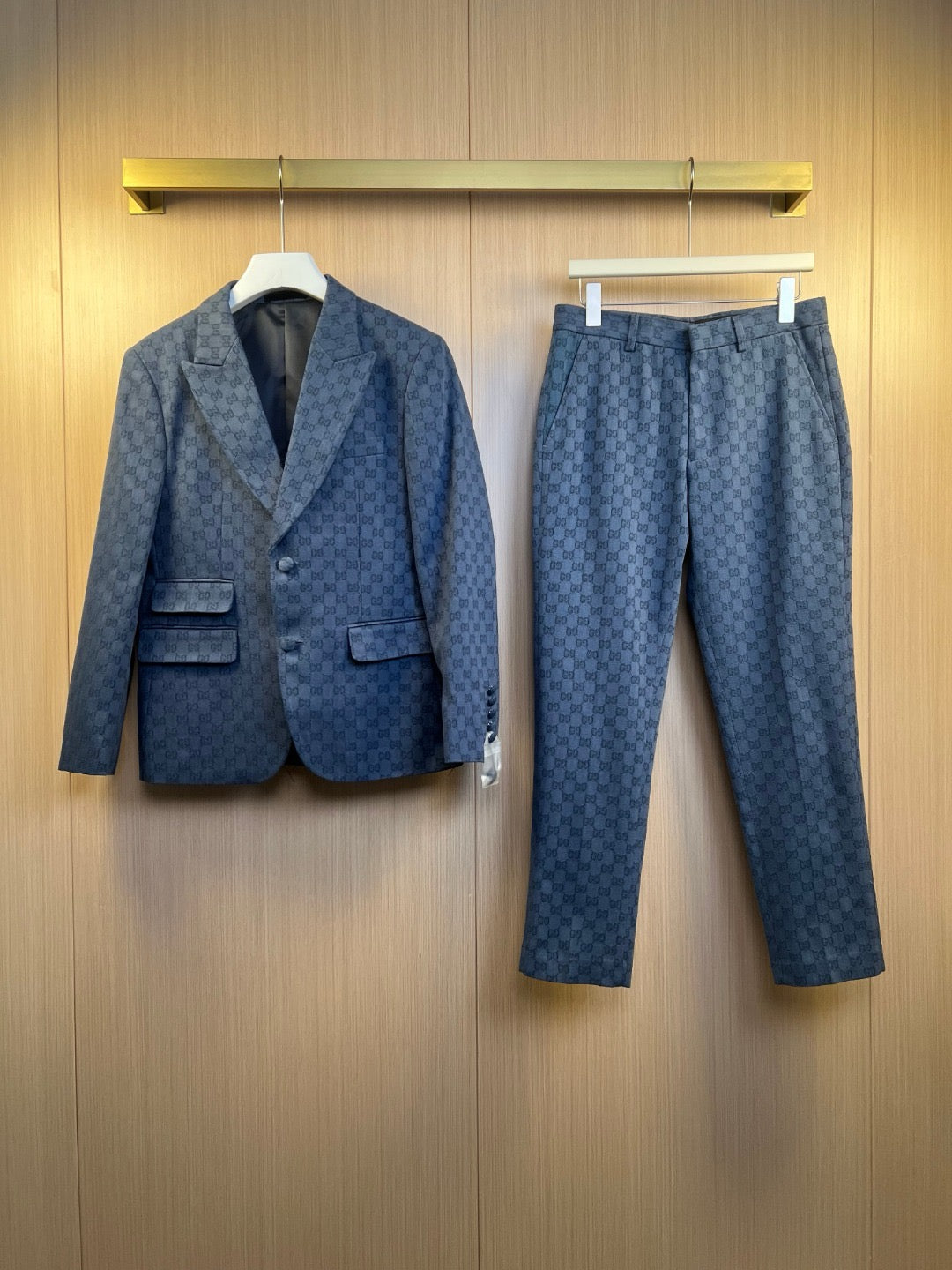 Dark Blue Jacket and Pant Suit