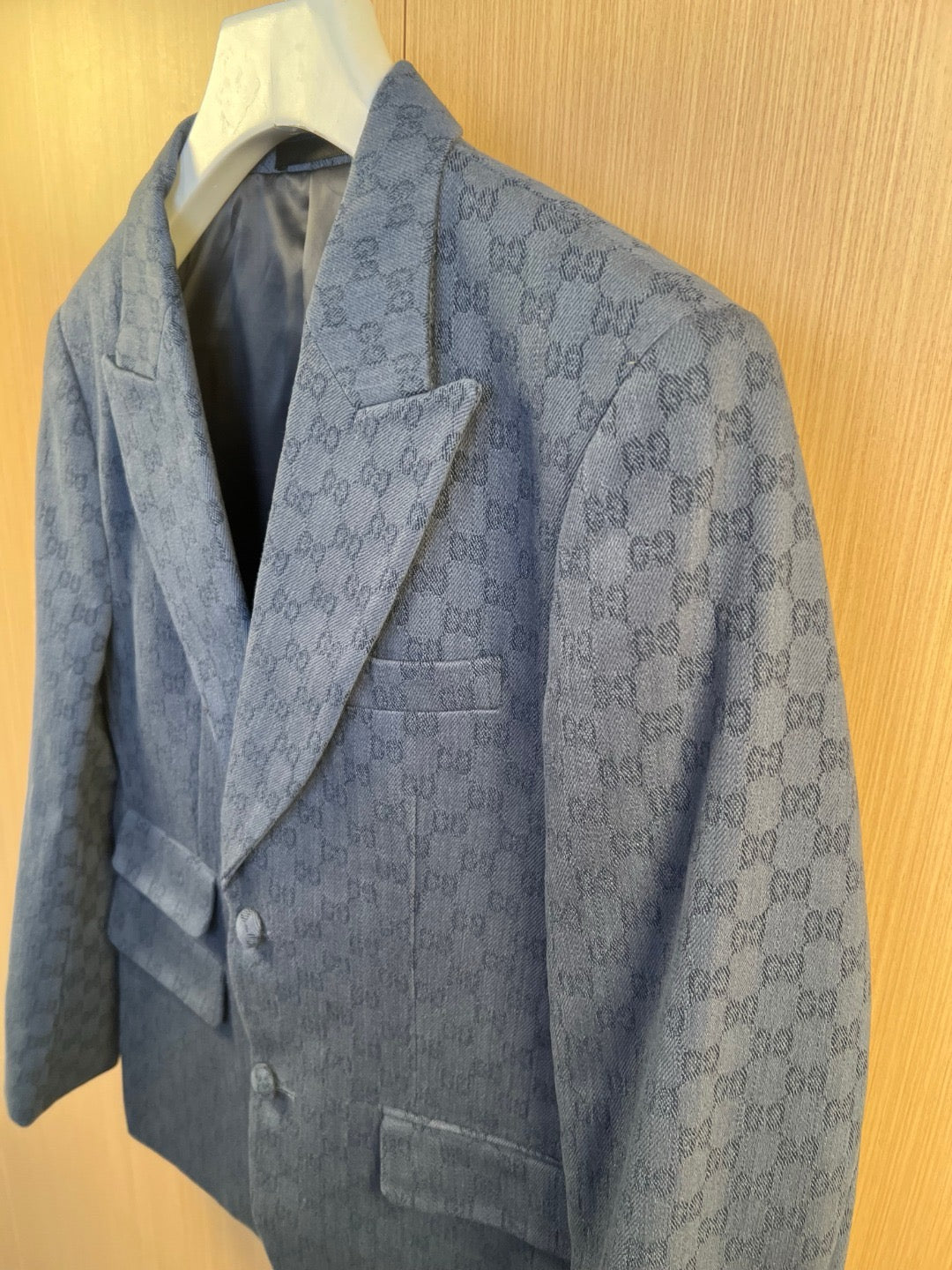 Dark Blue Jacket and Pant Suit