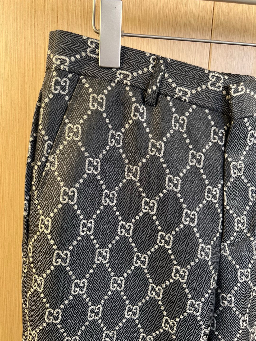 Black Jacket and Pant Suit