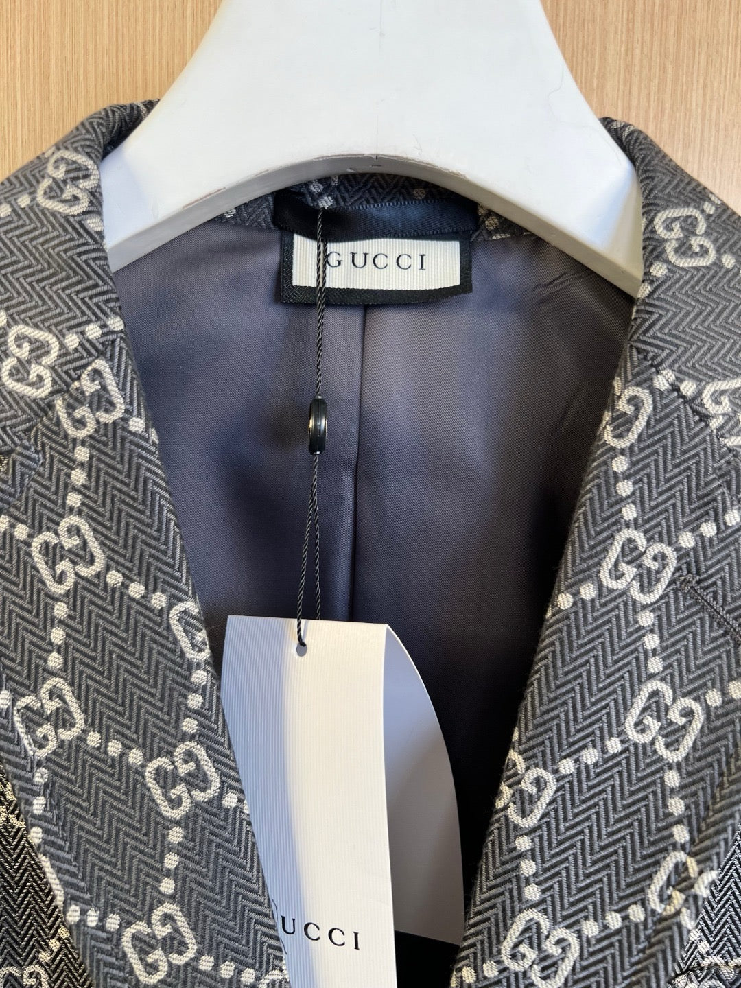 Black Jacket and Pant Suit