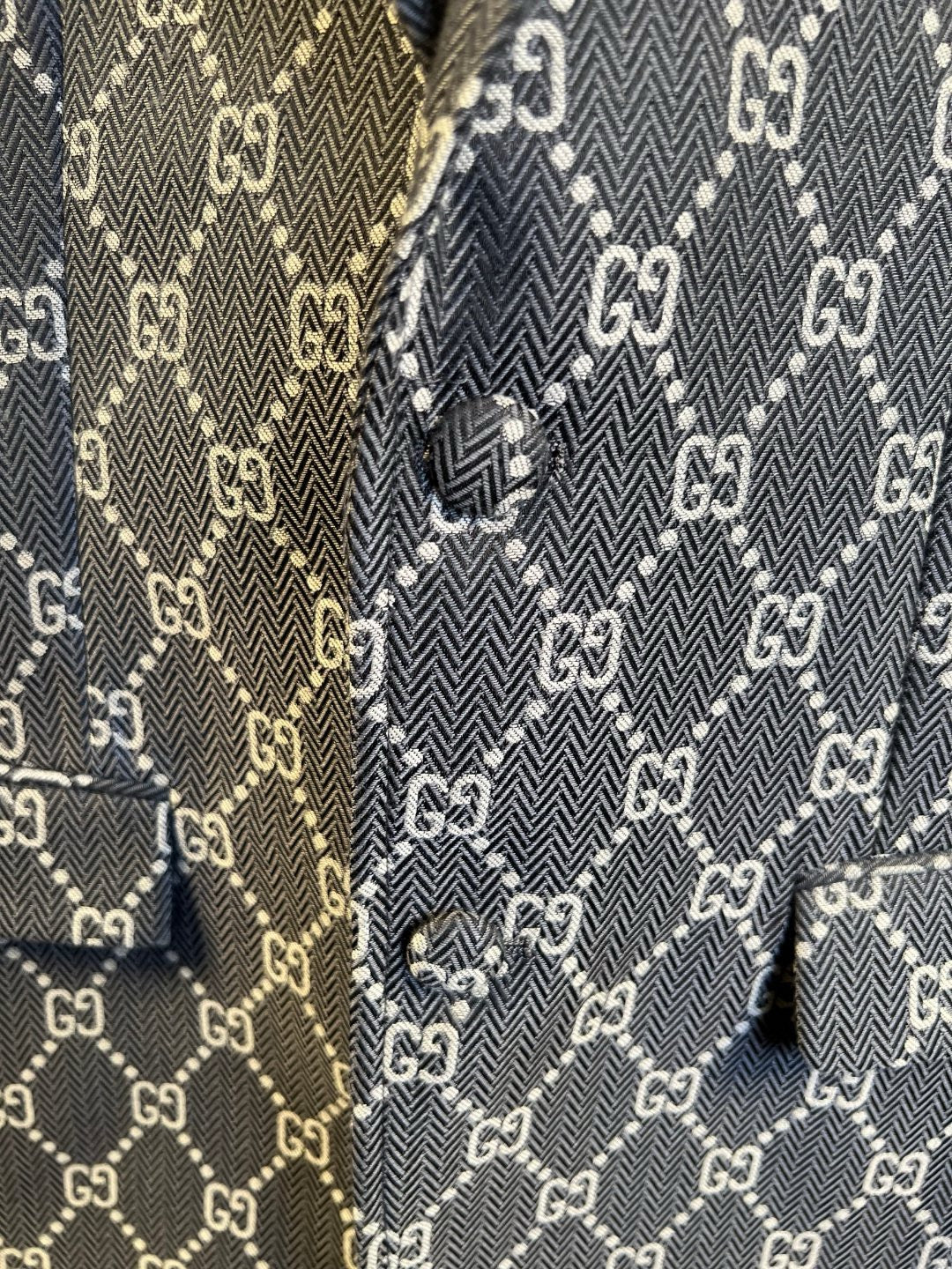 Black Jacket and Pant Suit