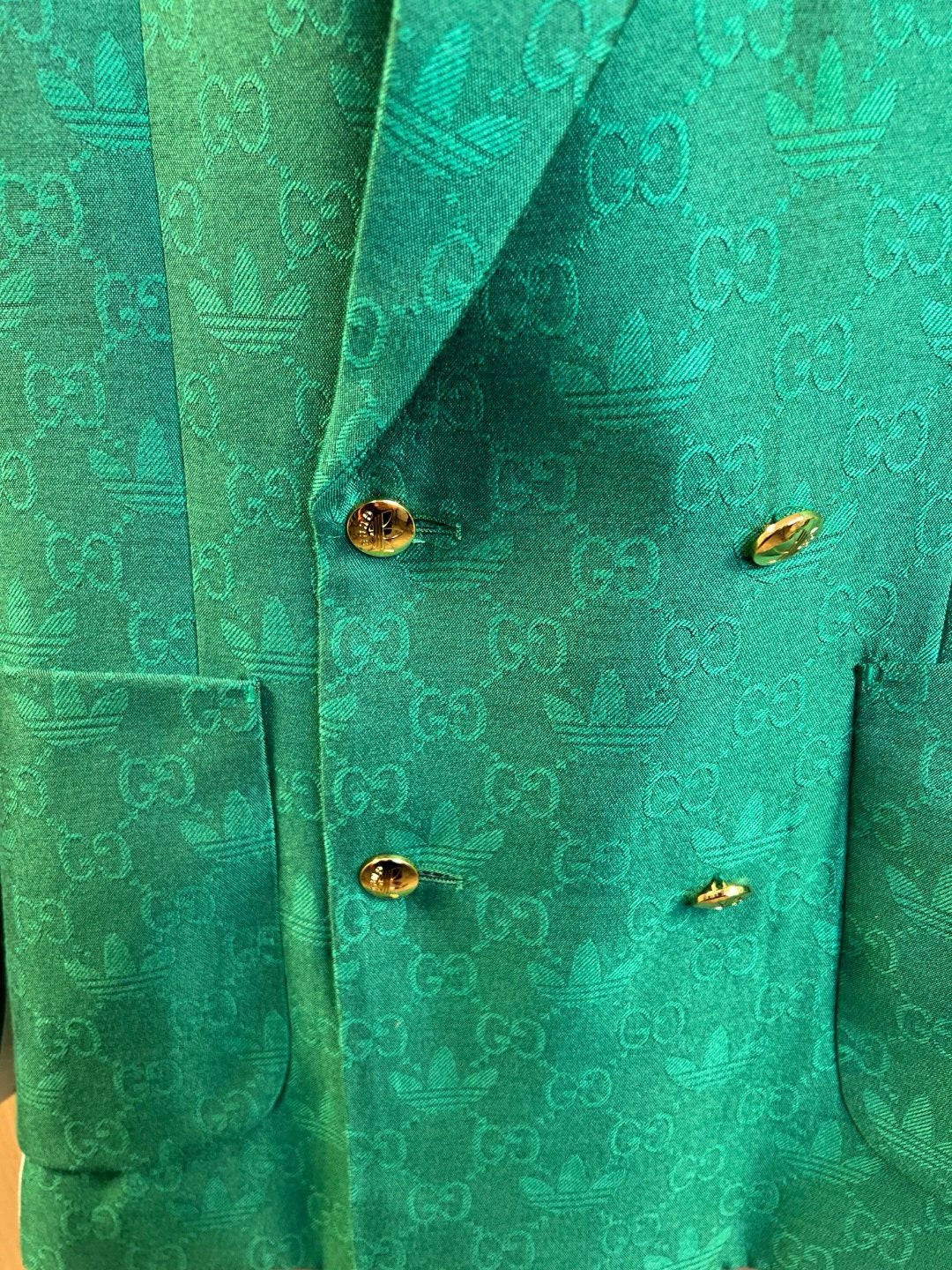Green Jacket and Pant Suit