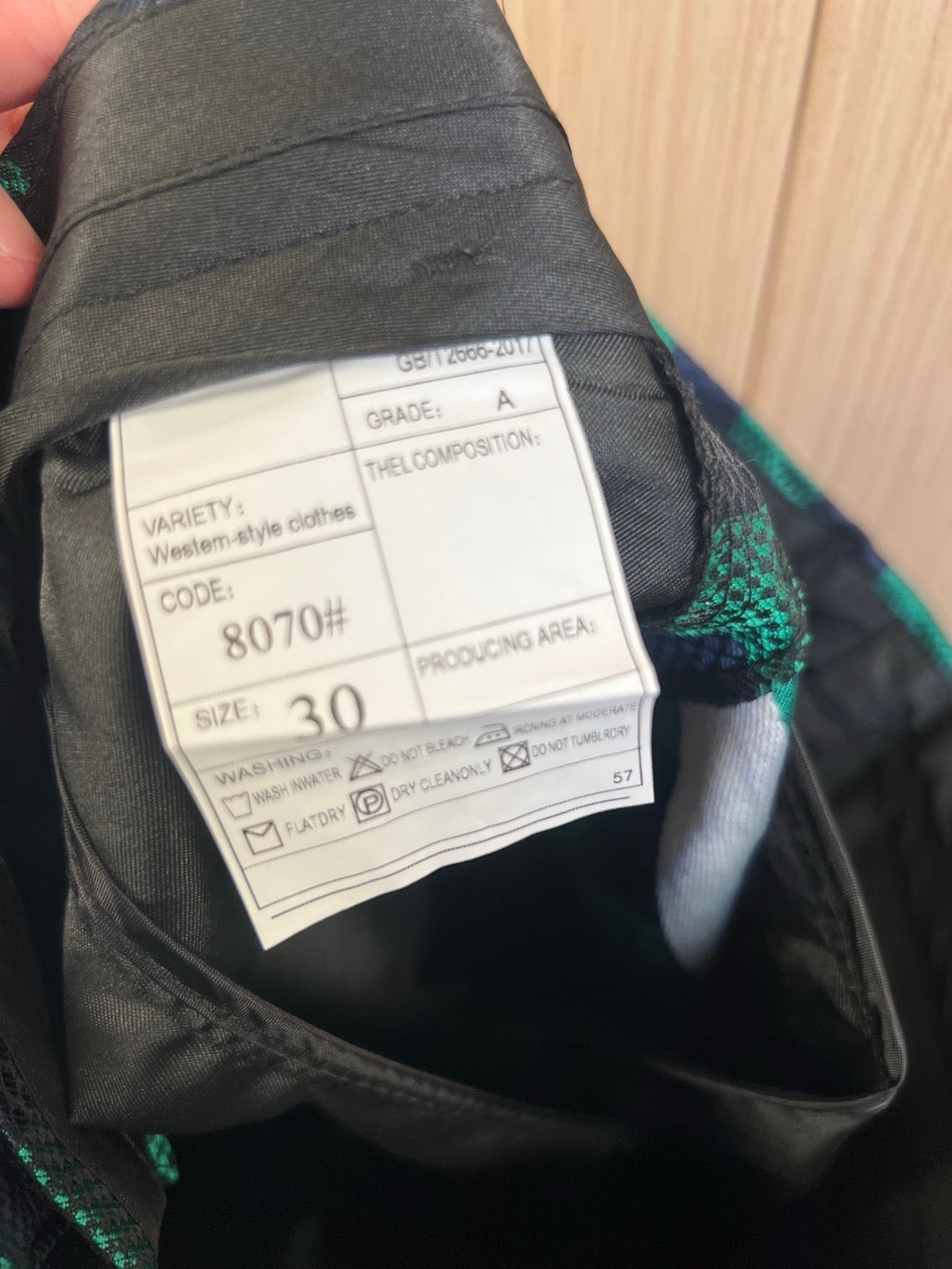 Green Jacket and Pant Suit