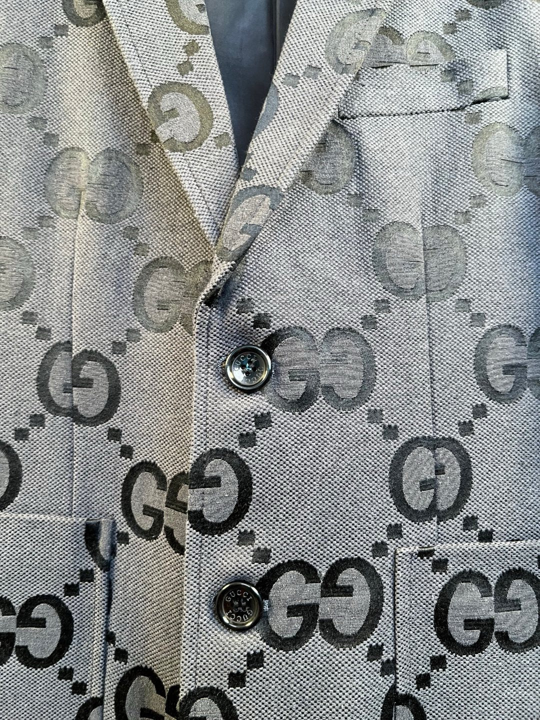 Black Jacket and Pant Suit