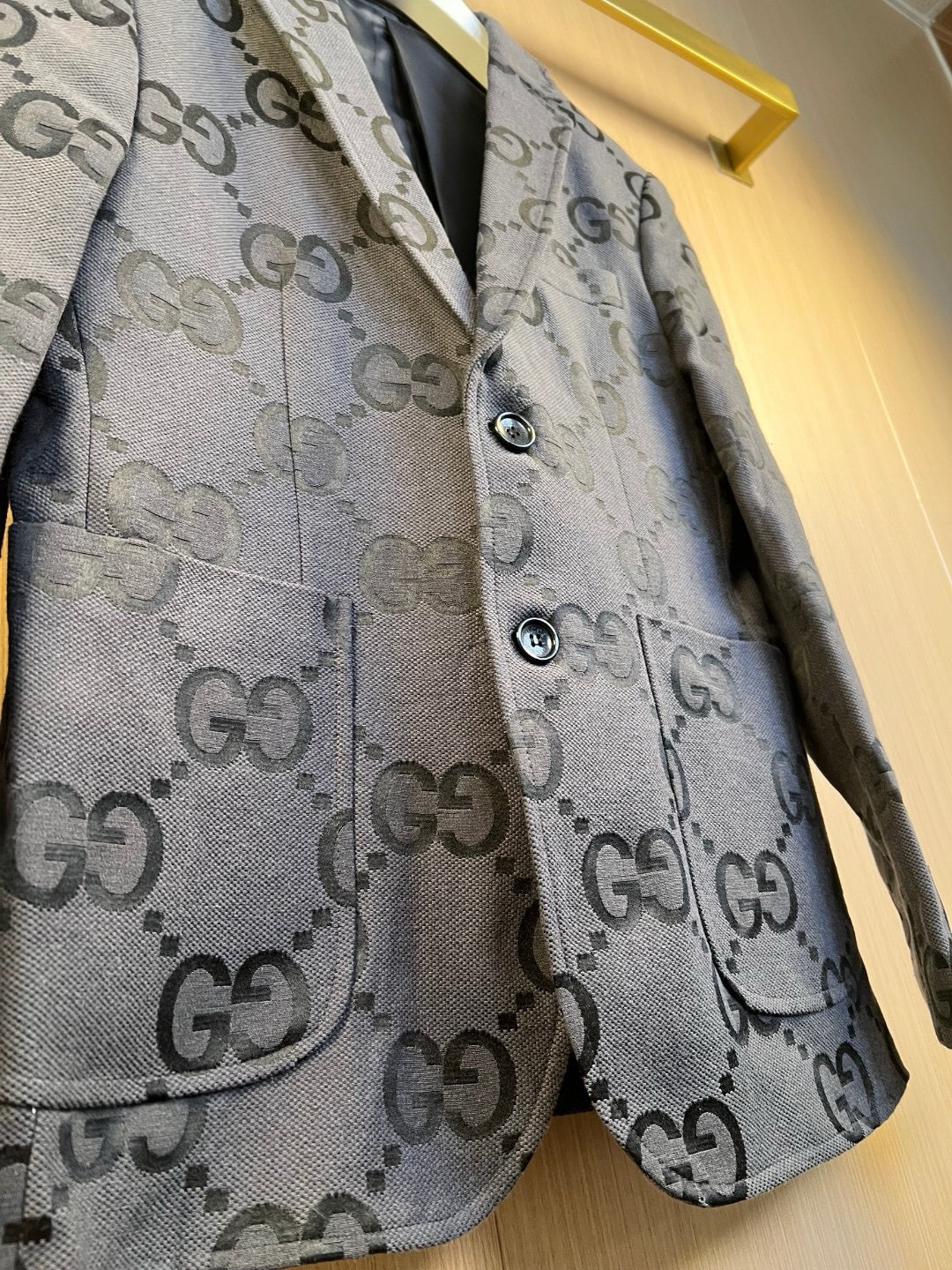 Black Jacket and Pant Suit