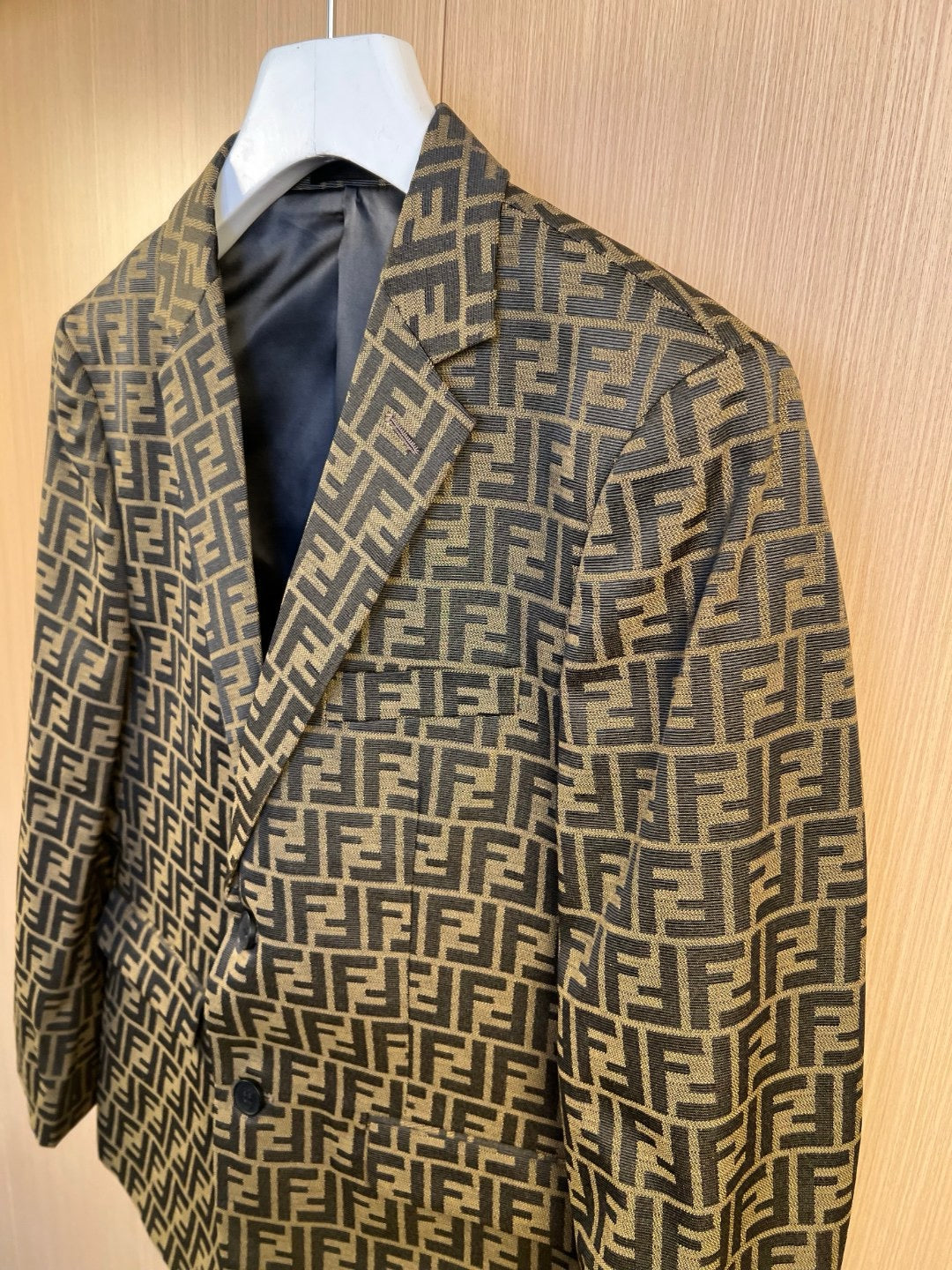 Brown Jacket and Pant Suit