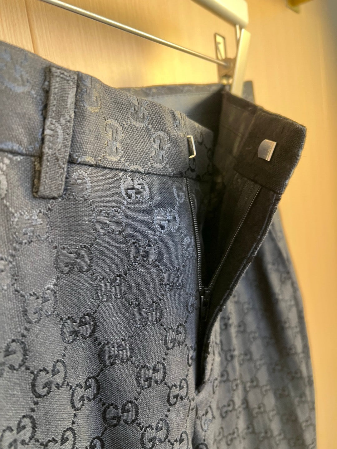 Black Jacket and Pant Suit