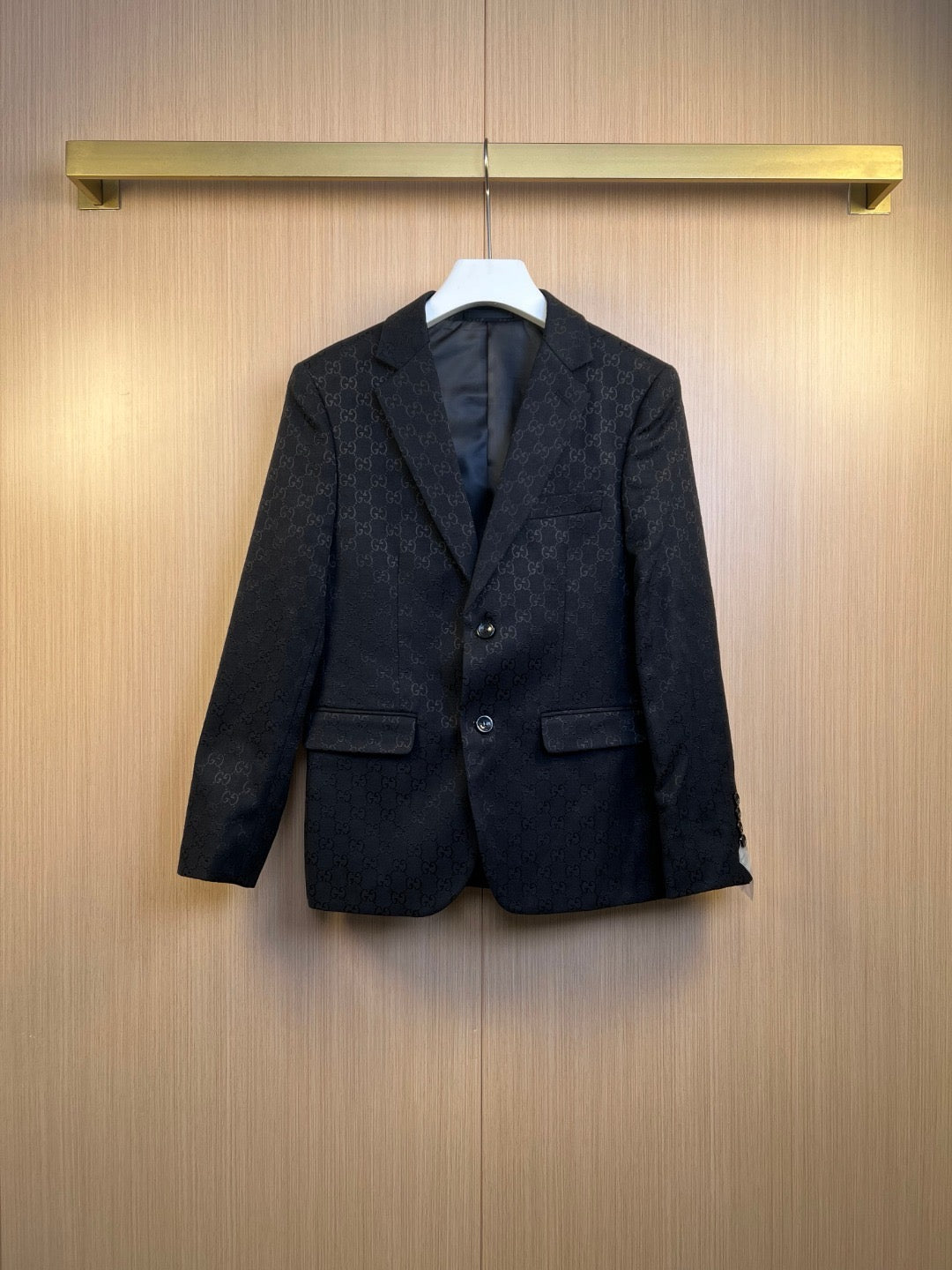 Black Jacket and Pant Suit