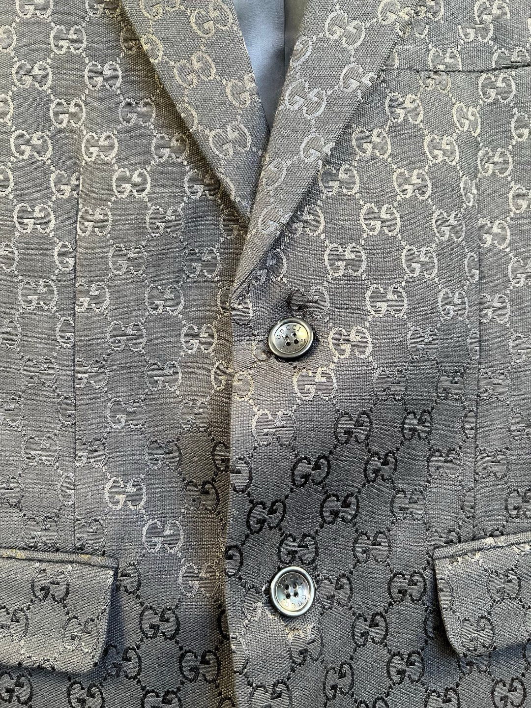 Black Jacket and Pant Suit