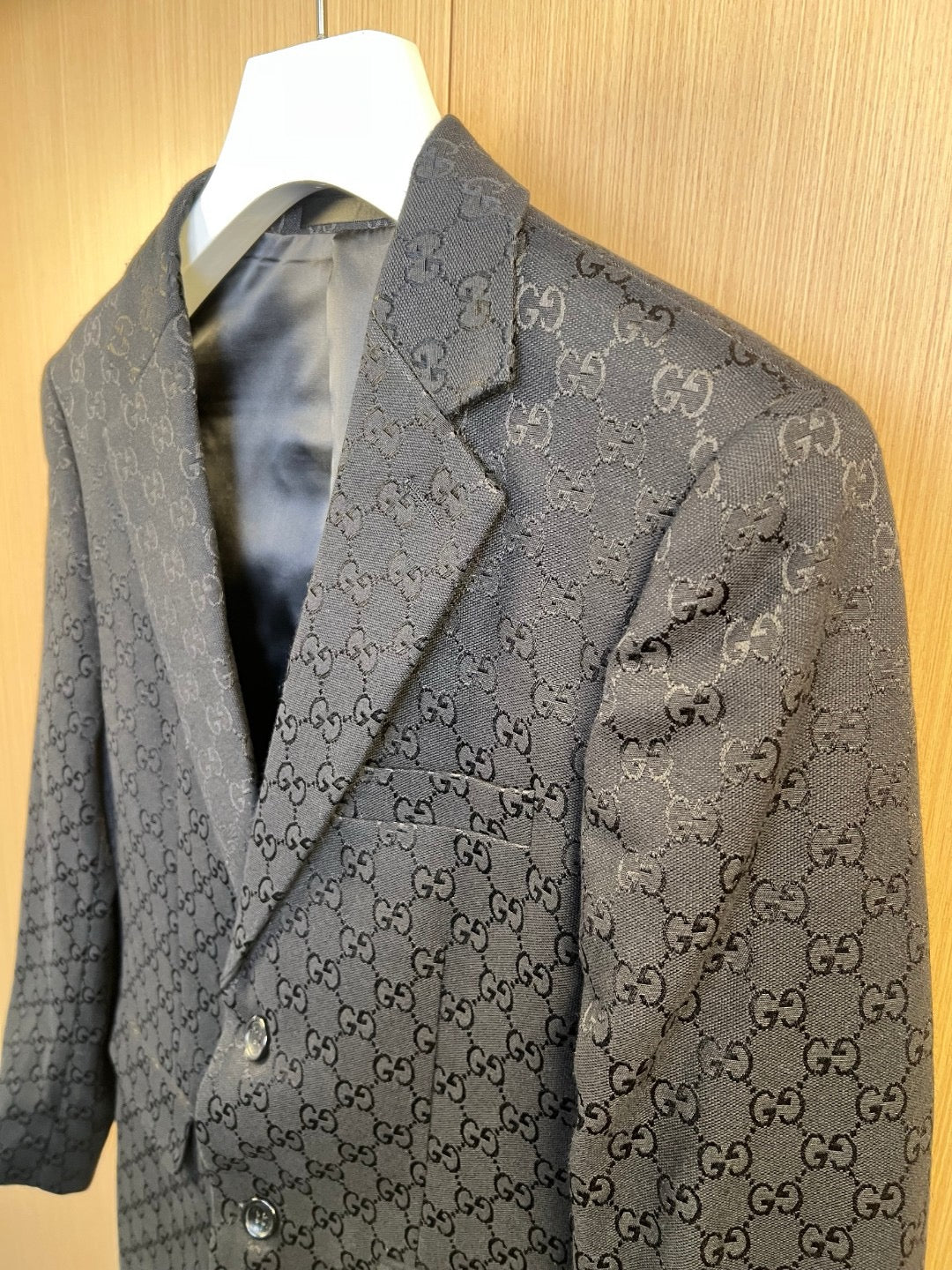 Black Jacket and Pant Suit