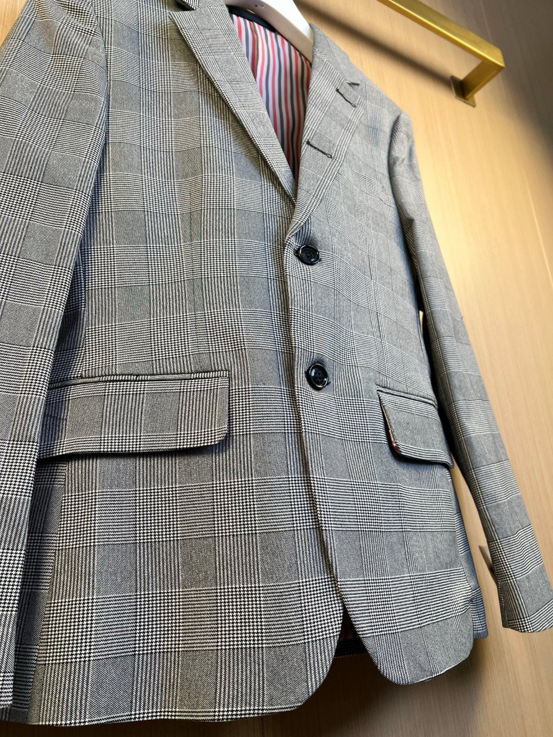 Grey Jacket and Pant Suit