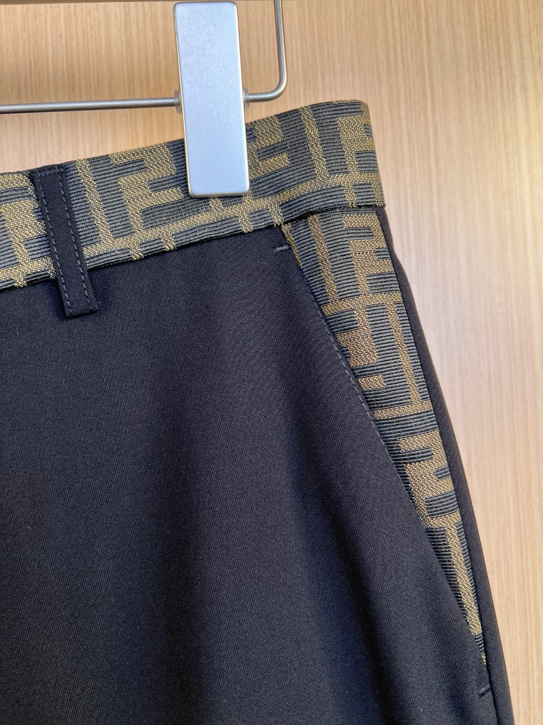 Black Jacket and Pant Suit