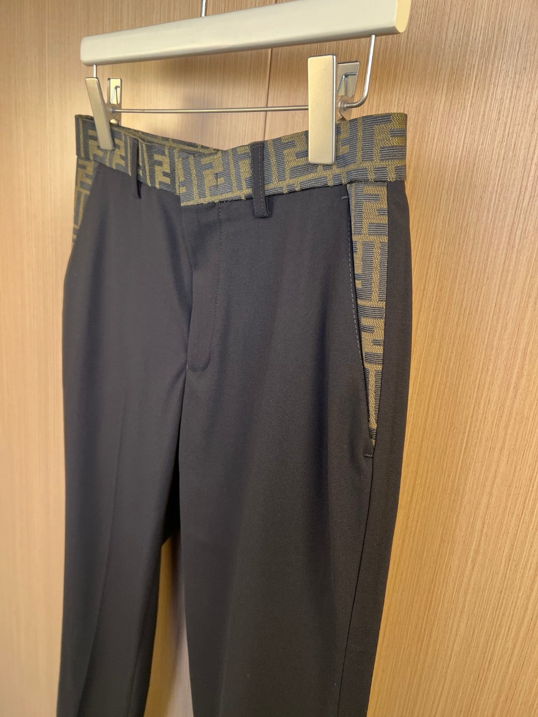 Black Jacket and Pant Suit