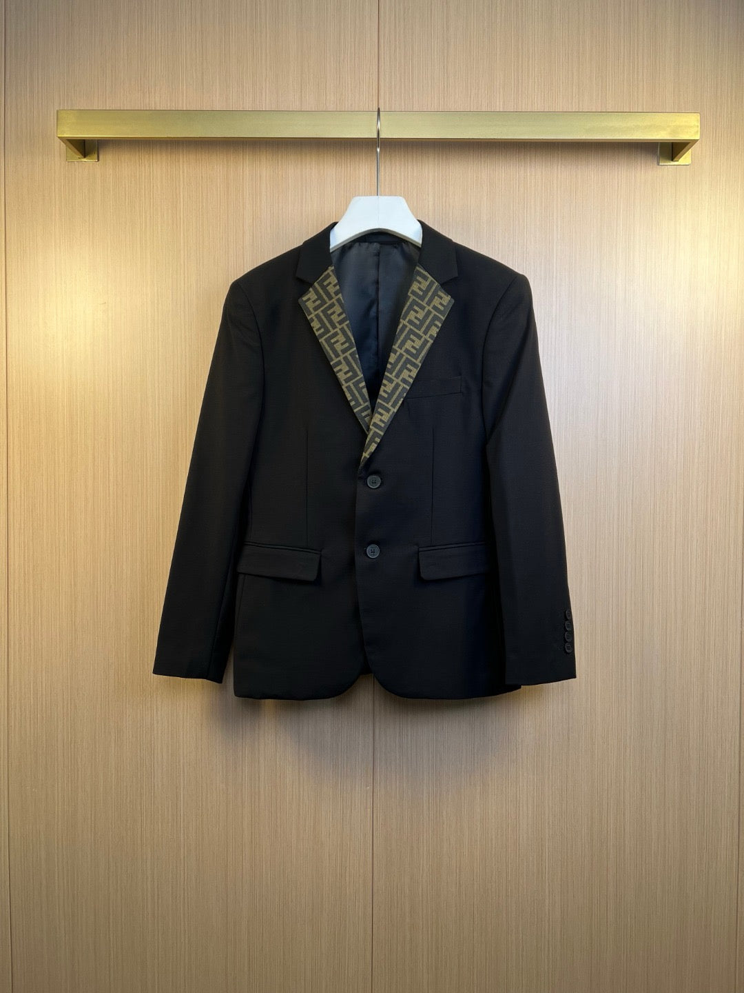 Black Jacket and Pant Suit