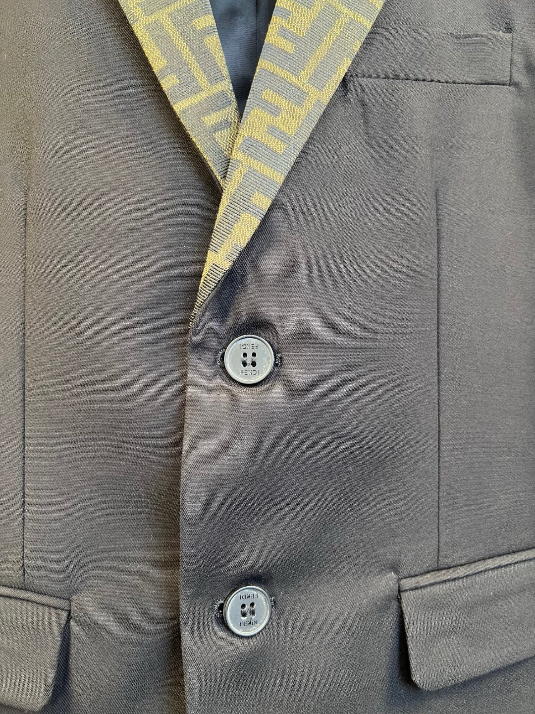 Black Jacket and Pant Suit