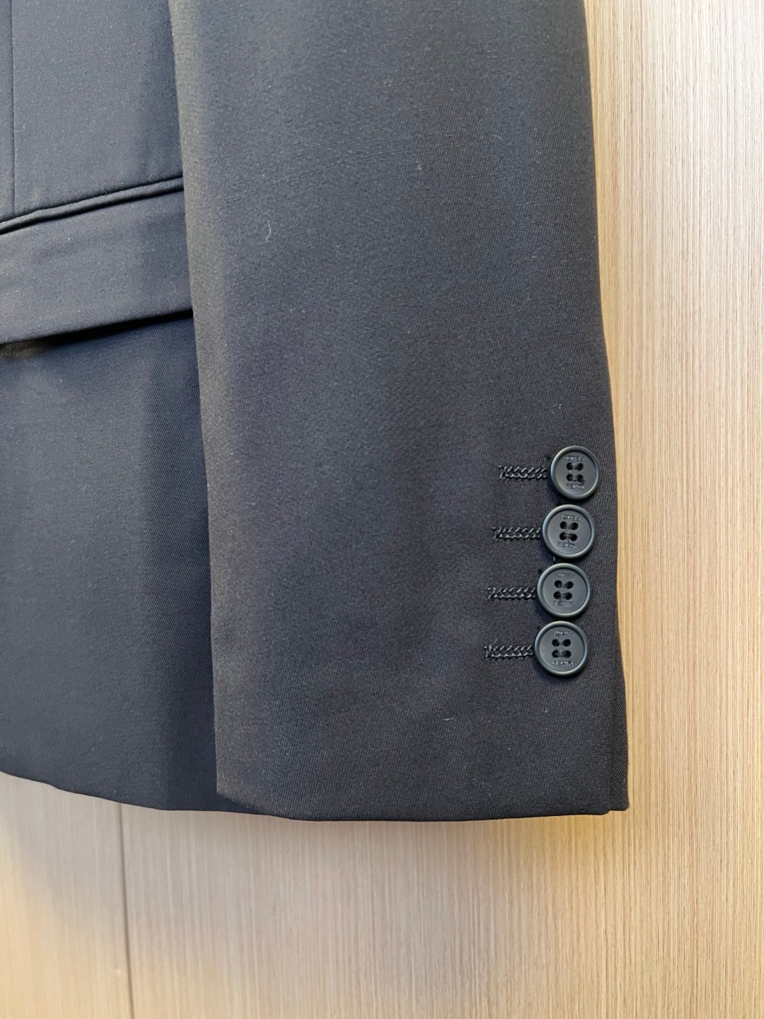 Black Jacket and Pant Suit