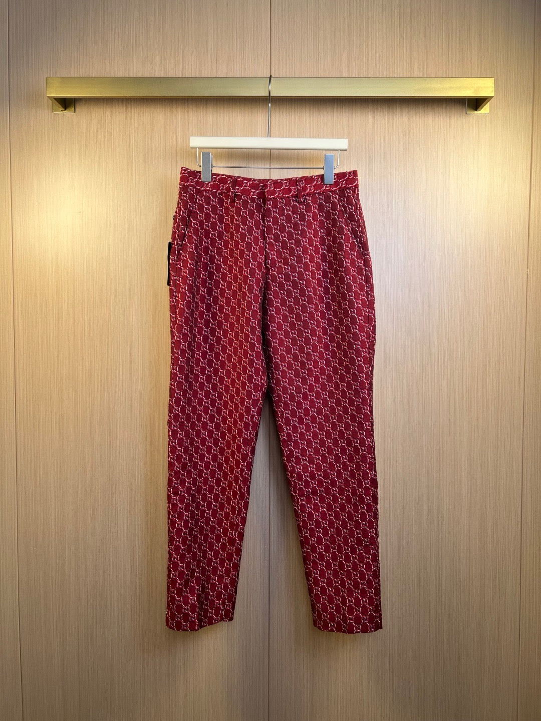 Red Jacket and Pant Suit