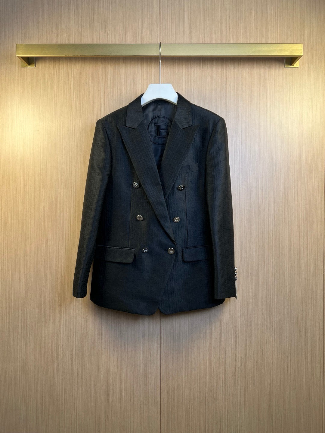 Black Jacket and Pant Suit