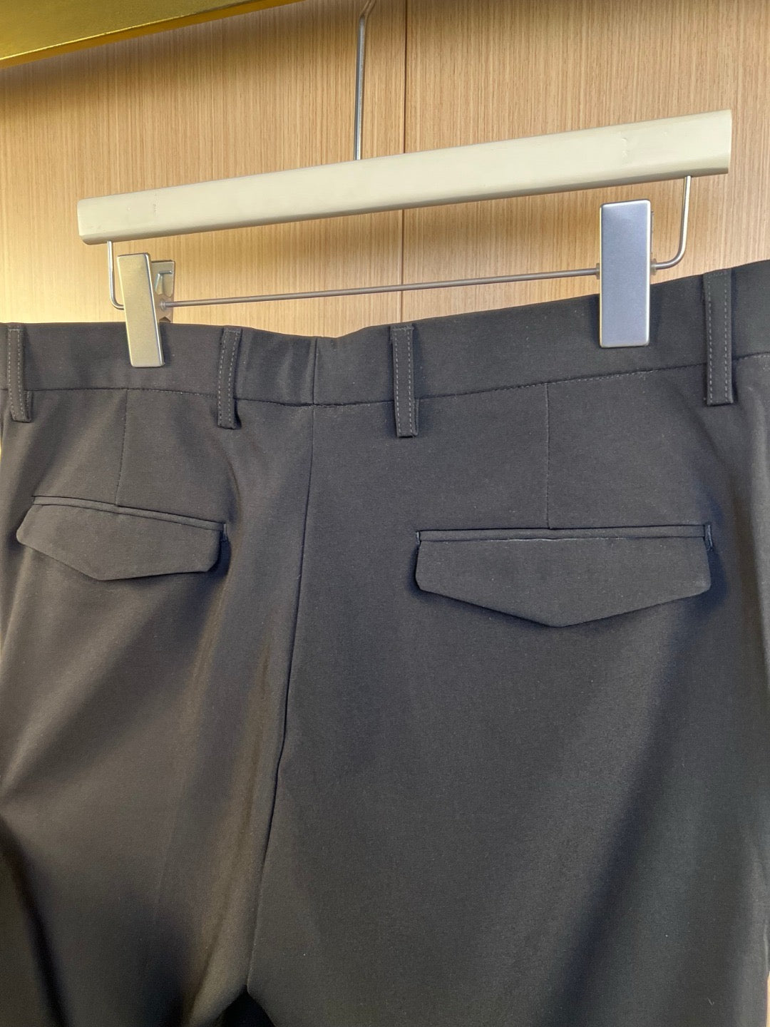 Black Jacket and Pant Suit