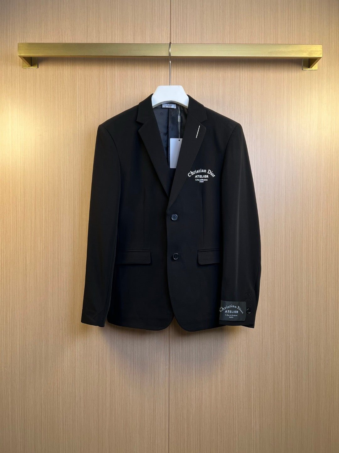 Black Jacket and Pant Suit