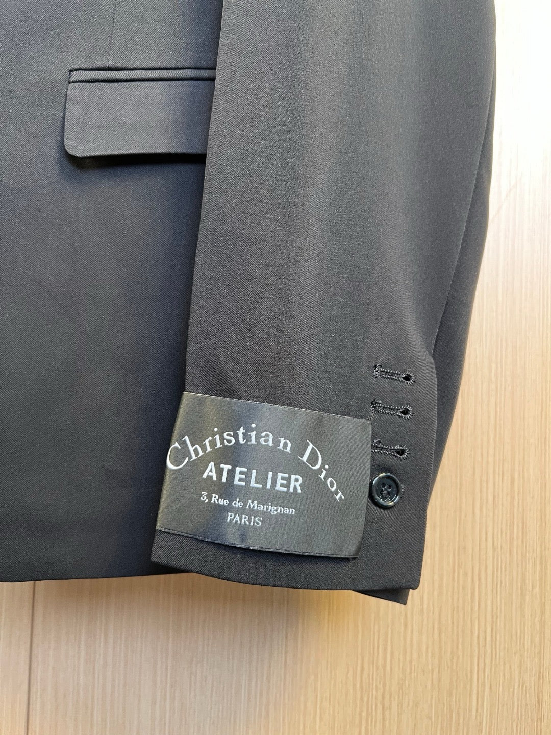 Black Jacket and Pant Suit