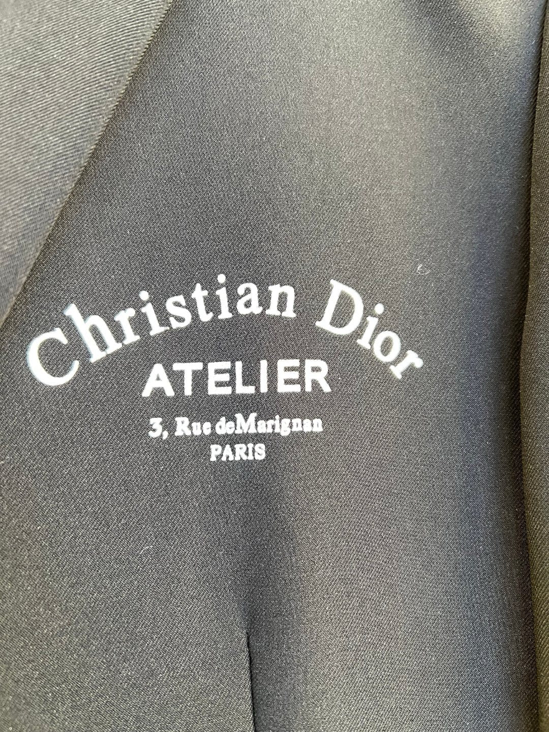 Black Jacket and Pant Suit