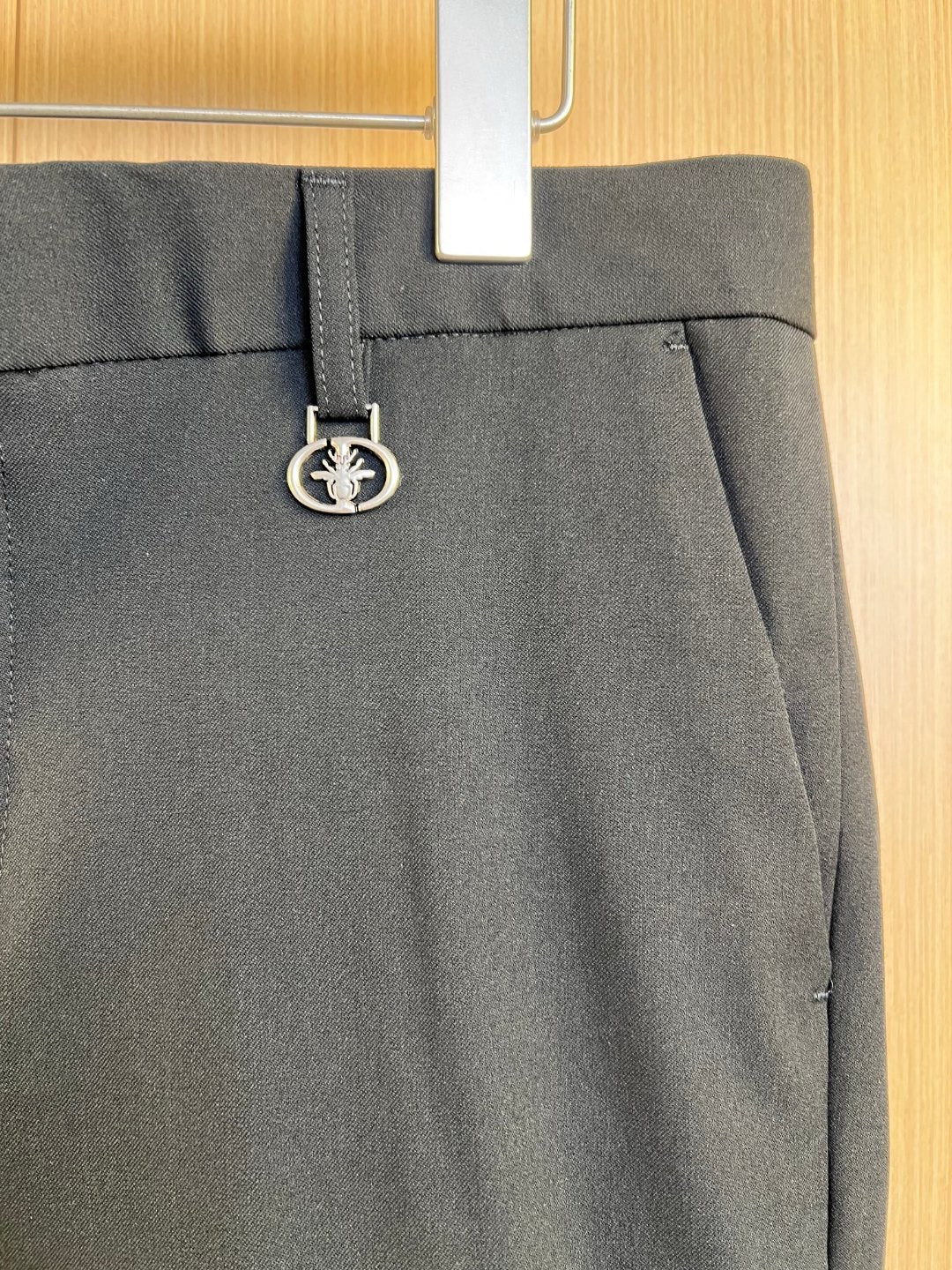 Black Jacket and Pant Suit