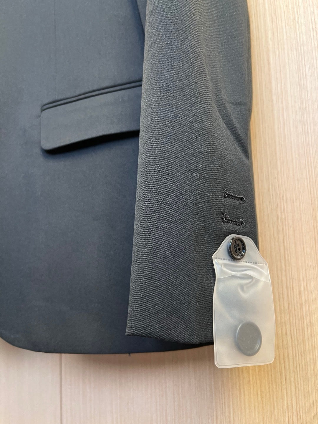 Black Jacket and Pant Suit