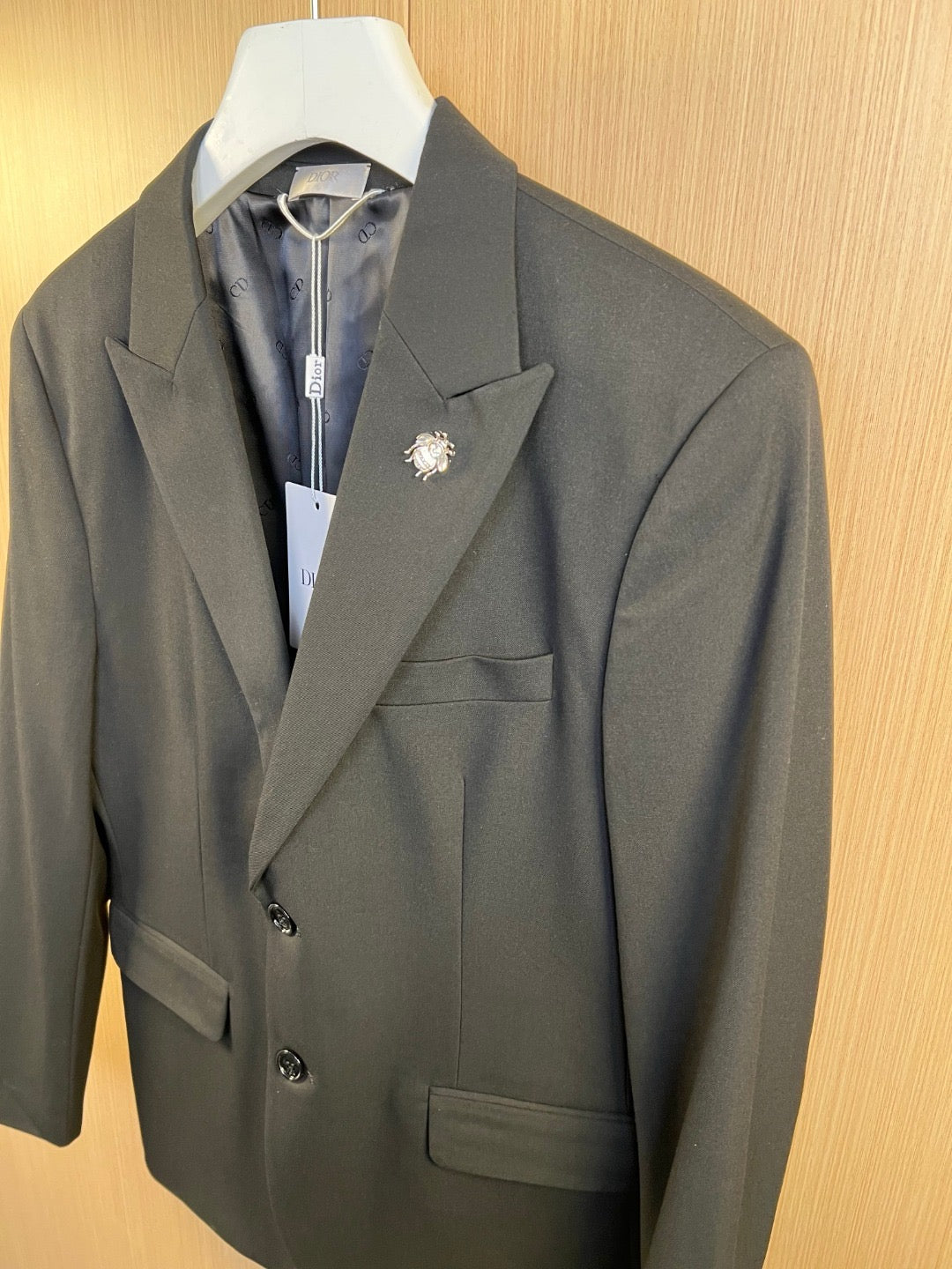 Black Jacket and Pant Suit