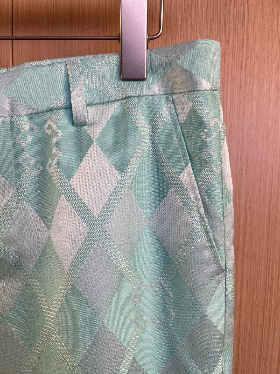 Light Green Jacket and Pant Suit